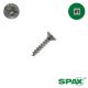 6 x 5/8 SPAX Multi-Material Interior Screws, Flat Head, Clear Zinc, Combo Drive - Qty:565