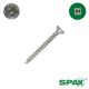 6 x 1 in. SPAX Multi-Material Flat Head, Zinc, Combo, Nibs - 1 Lb.