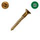 6 x 1 in. Silicon Bronze Boat Screws, Flat Head, Square Drive - Qty:10000