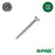 6 x 1-1/4 SPAX Flat Head, Multi-Material, Zinc, Combo, Nibs, Qty:35