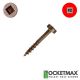 7 x 1-1/4 PocketMax Pocket-Hole Screws, Coarse Thread, Unplated Dry-Lube - Qty:7500