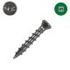 7 x 1 in. Self-Drilling Wood Screws, 305 Stainless Steel, Trim Head, Square Drive - Qty:5000