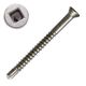 7 x 1-5/8  Self-Drilling Metal, 410 SS, Trim Head, Square, Qty:5000