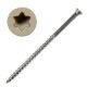 7 x 2-1/4 Head-Coated Trim-Head Wood Screw, 305 Stainless Steel, Tan Head Color, Torx Drive