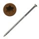 7 x 2-1/4 Head-Coated Trim-Head Wood Screw, 305 Stainless Steel, Tan01 Head Color, Torx Drive