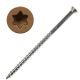 7 x 2-1/4 Head-Coated Trim-Head Wood Screw, 305 Stainless Steel, Tan04 Head Color, Torx Drive