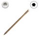 7 x 2-1/2 Reverse Thread Coated Finish Trim White Head Screws Qty:142