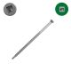 7 x 3 in. Self-Drilling Metal Screws, 410 Stainless Steel, Trim Head, Square Drive - Qty:2000