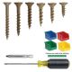  Flat Head Screws, NoCoRode, Square drive Assortment