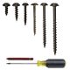 #8 ProMaster-Plus Washer-Head Screw Assortment, Unplated Dry-Lube
