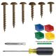 #8 in. ProMaster-Plus Washer-Head Screw Assortment, NoCoRode