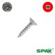 8 x 3/4 in. SPAX Flat Head, Multi-Material, Zinc, Combo, w/Nibs - Qty:35