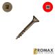 8 x 1-1/8 inch ProMax Flat Head Wood Screw Dry-Lube