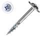 8 x 1-1/4 in. Drawer Front, Zinc, Washer Head, Combo - Qty:1000