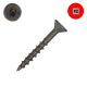 8 x 1-1/4 in. Flat Head Wood Screw Dry-Lube Square Qty:7500