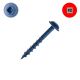 8 x 1-1/4 in. Kreg Coarse-Threaded Pocket-Hole Screws, Blue-Kote Coated - Qty:100