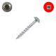 8 x 1-1/4 in. Kreg Coarse-Thread Pocket-Hole, Zinc, Square - Qty:500