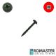 8 x 1-1/4 in. Promaster-Plus Wood Screws, Round Washer Head, Black, Combo Drive - Qty:100