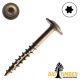 8 x 1-1/4 in. Big T Washer Head, Coated, Washer Head, T-20, Bronze - Qty:906