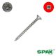 8 x 1-1/2 in. SPAX Flat Head, Multi-Material, Zinc, Combo - 1 Lb.