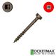 8 x 1-1/2 in PocketMax Super 8 Dry-Lube Wood Screw Qty:100