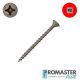 8 x 2 in. ProMaster-Plus Flat Head, Combo, Nibs - Qty:3500