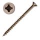 8 x 2-1/4 Flat-Head Wood Screws, Unplated Dry Lube, Combo Drive - Qty:1000