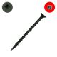 8 x 2-1/4 Flat-Head Wood Screws, Black, Square Drive - Qty:1000