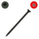 8 x 2-1/2 in. Flat-Head Wood Screw, Black, Square Drive - Small Image