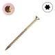 #8 x 2-1/2 in. FTY T-20 Star/Torx Yellow Zinc Wood Screws - Qty:25