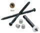 8 x 2-3/4 Cortex/Trex Deck Screws, Ceramic Coated, Truss Head, Square Drive - QTY:350 - 6PNW1