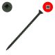 8 x 3 Flat-Head Wood Screw, Black, Square Drive - Small Image