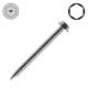 9 x 2 in. Aluminum Panel Screws, Stainless Steel, Hex Head, Hex Drive - Qty:100 