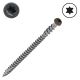 10 x 2-1/2 in. Trapease3 Composite Deck Screws, Cap-Head, Ttap Star (Torx) Drive, Color - Winchester Gray - Qty:75