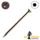 9 x 2-3/4 in. Big T Interior Multi-Purpose Wood Screw, Y Zinc, Flat Head, T-25 - Qty:441