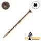 9 x 3 in. Big T Interior Multi-Purpose Wood Screw, Y Zinc, Flat Head, T-25 - Qty:408