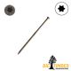 9 x 6 in. Big T Trim Head Wood Screw, Coated, Trim Head, T-20, Bronze