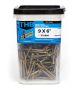 9 x 6 in. Big T Trim Head Wood Screw, Coated, Trim Head, T-20, Bronze - Qty:217