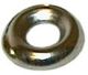 Nickel Plated Trim Washers - Size #10 - Qty:100 