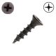 10 x 3/4 in. Flat-Head Black, Phillips - Qty:1000