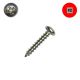 10 x 1 in. Marine, 316 SS, Pan Head - Qty:100