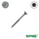 10 x 1-1/2 SPAX Flat Head, Partial Thread, HCR-X, Torx, Nibs, Qty:125