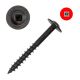 10 x 2-1/2 in. Round Washer-Head, Black, Square - Small Image