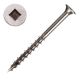 10 x 3 in. Bugle Head Wood Screw, 305 SS, Sq Dr - Qty:1000