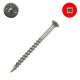 10 x 2-1/2 in. Self-Drilling Wood Screws, 316 Stainless Steel, Bugle Head, Square Drive - Qty:100