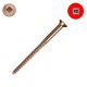 10 x 2-1/2 in. Silicon Bronze Boat, Flat Head, Square - Qty:1000 - Small Image