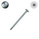10 x 2 1/2 Cabinet Hanging Screws, Zinc, Truss Head Qty:1000 Mcfeelys
