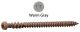 Deckfast 10 x 2-3/4 Deck Screws, Epoxy Coated Warm Gray, Star Drive - QTY:100 - 45A970