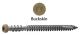 Deckfast 10 x 2-3/4 Deck Screws, Stainless Steel, Buckskin Colored Head, Star Drive - QTY:100 - 46E499
