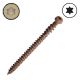 10 x 2-3/4 in. Deckfast Deck Screws, Epoxy Coated - Sand Color, Star Drive - Qty:1750 